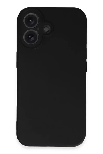Newface Apple iPhone 16 Kılıf First Silikon - Siyah - Resim 3