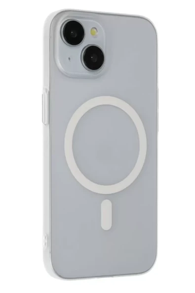 Joko Apple iPhone 15 Plus Tuna PC Slim Magsafe Kapak - Şeffaf ürün görseli 1