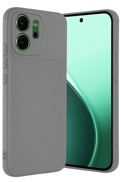 Newface Oppo Reno 14F Auto Focus Karbon Kapak - Gri ürün görseli 1