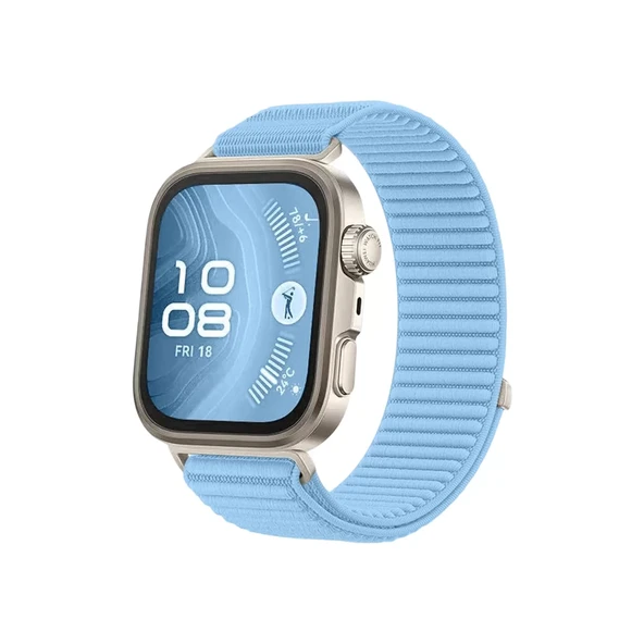 Newface Huawei Fit 4 Braid Kordon - Açık Mavi - Resim 3