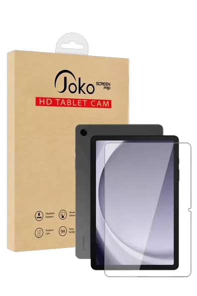 Joko Samsung Galaxy Tab A9 HD Tablet Cam Ekran Koruyucu - Şeffaf ürün görseli 1