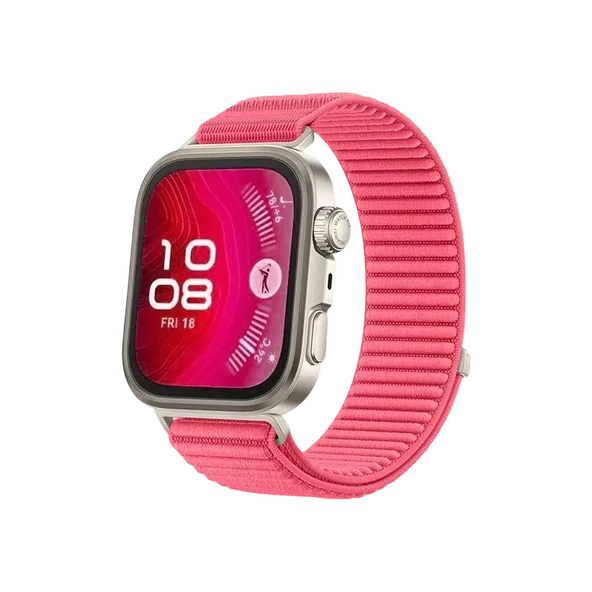 Newface Huawei Fit 4 Braid Kordon - Rose - Resim 2
