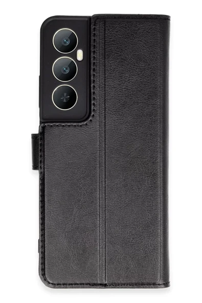 Newface Realme C65 Kılıf Trend S Plus Kapaklı Kılıf - Siyah ürün görseli 1