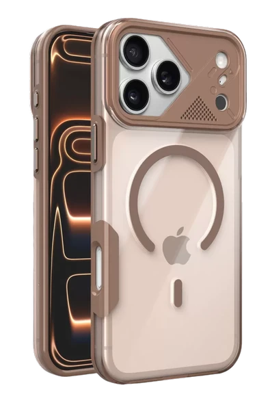 Joko Apple iPhone 17 Pro Max Zinko Magsafe Kapak - Çöl Titanyum ürün görseli 1