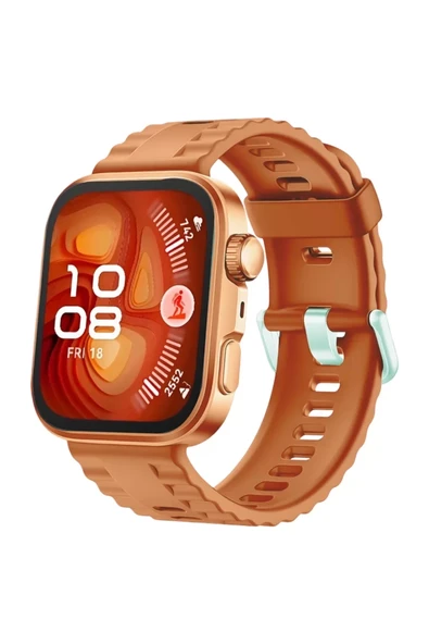 Newface Huawei Fit 4 Nova Silikon Kordon - Turuncu ürün görseli 1