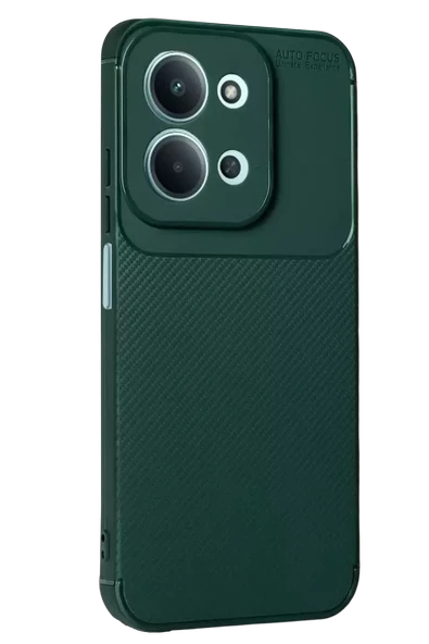 Newface Xiaomi Redmi 15C 5G Auto Focus Karbon Kapak - Koyu Yeşil ürün görseli 1