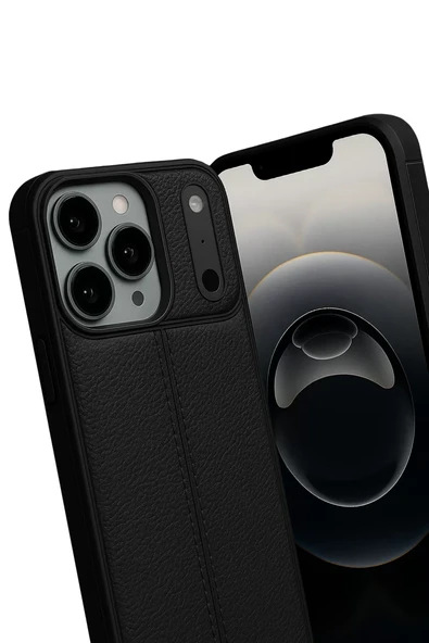 Newface Apple iPhone 17 Pro Auto Focus Kapak - Siyah - Resim 3