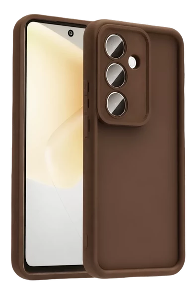 Newface Samsung Galaxy A57 5G Viera Silikon - Kahverengi ürün görseli 1