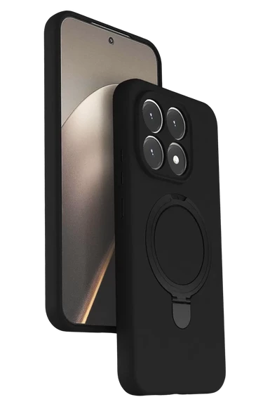 Newface Xiaomi Mi 15T Regal Magsafe Standlı Kapak - Siyah ürün görseli 1