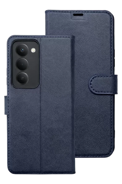 Newface Xiaomi Redmi 15 5G Trend S Plus Kapaklı Kılıf - Lacivert ürün görseli 1