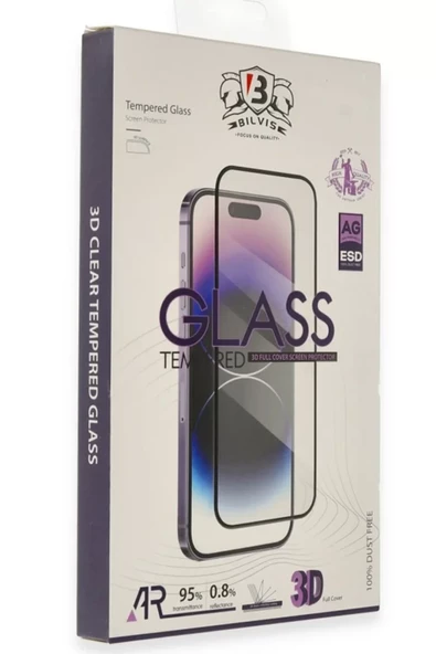 Newface Apple iPhone 17 Bilvis 3D Cam Ekran Koruyucu - Siyah ürün görseli 1