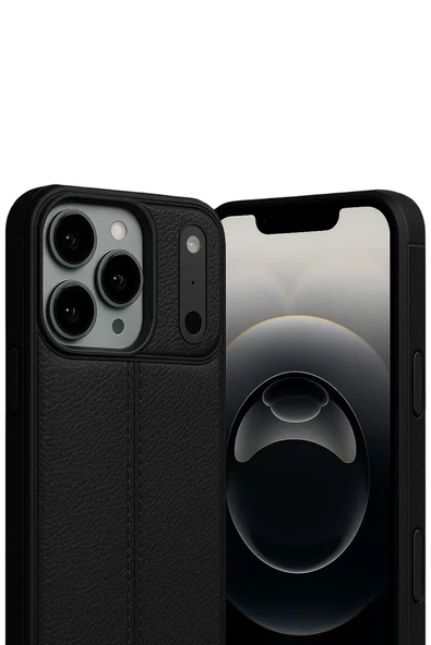 Newface Apple iPhone 17 Pro Auto Focus Kapak - Siyah - Resim 2