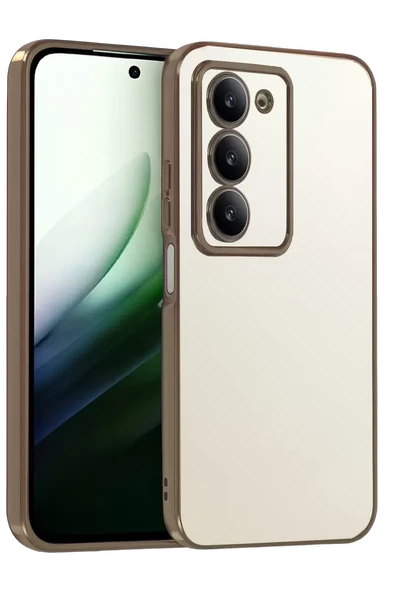 Newface Xiaomi Redmi 15 4G Razer Lensli Silikon - Çöl Titanyum ürün görseli 1