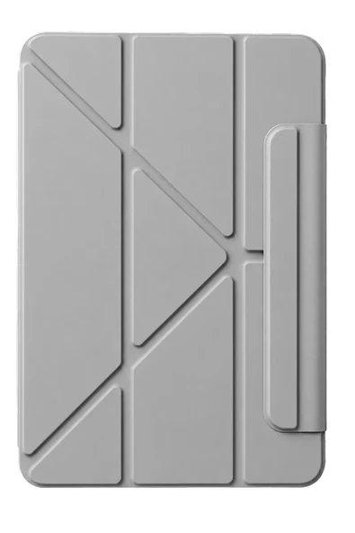Newface Apple iPad 2025 10.9 10.Nesil (A16) Edz Manyetik Standlı Tablet Kılıfı - Gri ürün görseli 1