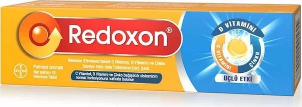 Redoxon 3'lü Etkili 15 Efervesan Tablet ürün görseli 1