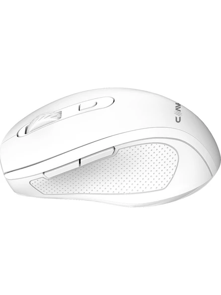Claws Genius v2 Beyaz Ergonomik Optik Kablosuz Mouse - Resim 3