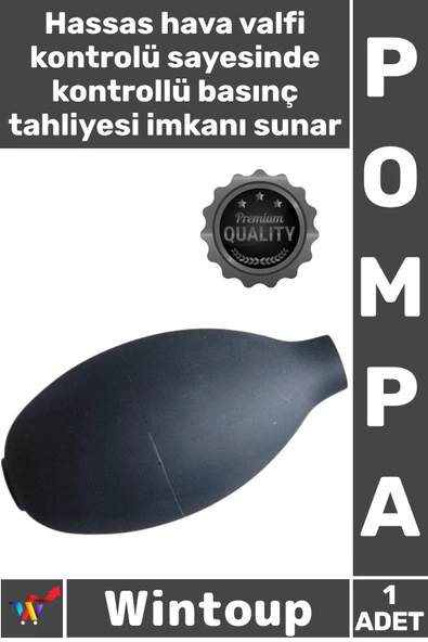 #Pompa Profesyonel Yedek Kauçuk Siyah Kokusuz Hassas Hava Valfi Puar Manuel Tansiyon Aleti Pompası ürün görseli 1