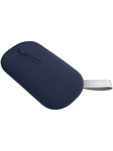 Asus Marshmallow MD100 Mavi Sessiz Optik Kablosuz Mouse - Resim 3