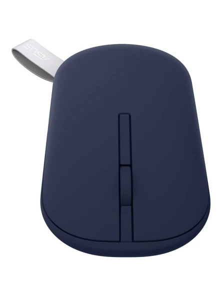 Asus Marshmallow MD100 Mavi Sessiz Optik Kablosuz Mouse - Resim 4