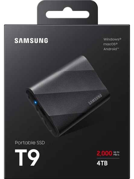 Samsung T9 MU-PG2T0B/WW USB 3.2 2 TB Taşınabilir SSD ürün görseli 1