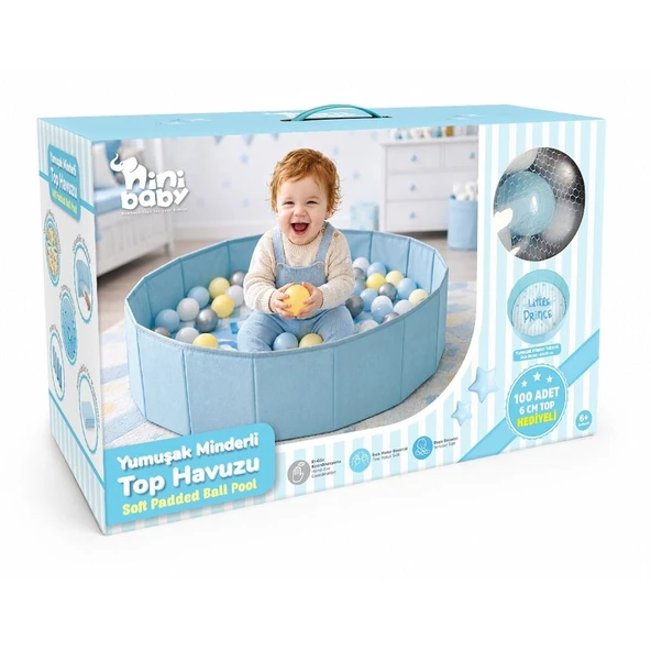 ER-704 YUMUŞAK MİNDERLİ TOP HAVUZU-MAVİ ürün görseli 1