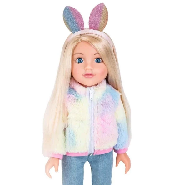 Tavşan Kulaklı Saç Bantlı Bebek 47 cm ürün görseli 1