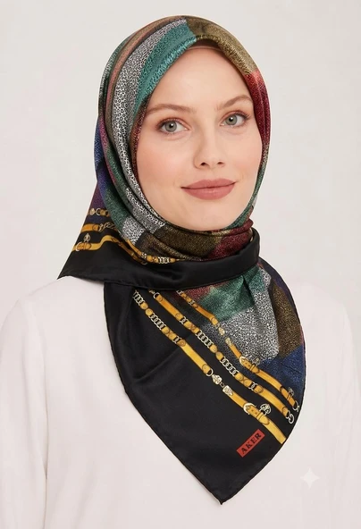 Saf Twill İpek  Eşarp -6592 ürün görseli 1