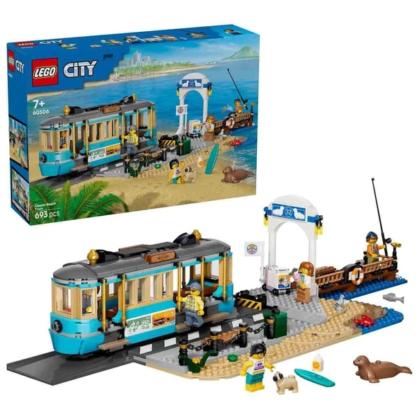 60506 City Klasik Plaj Tramvayı 693 Parça +7 Yaş ürün görseli 1