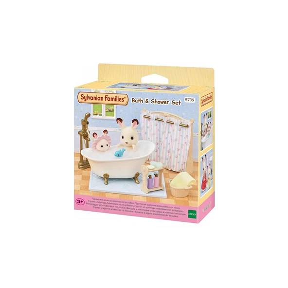 5739 Sylvanian Families Banyo Duş Seti (Figürler Dahil Değildir) +3 Yaş ürün görseli 1