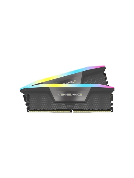 Corsair Vengeance RGB 32 GB (2X16) 6000 MHz CL36 CMH32GX5M2E6000Z36 DDR5 Ram ürün görseli 1