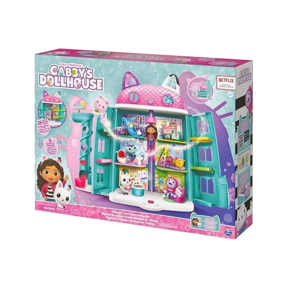 70742 Gabbys Dollhouse Festival Evi Eğlenceli Müzikli Oyun Seti 63 Cm -Spinmaster ürün görseli 1