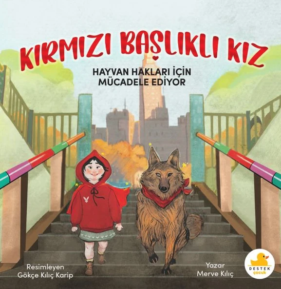 Kırmızı Başlıklı Kız Hayvan Hakları İçin Mücadele Ediyor ürün görseli 1