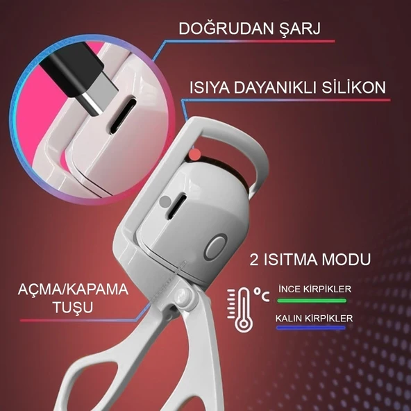 Elektronik Kirpik Kıvırıcı - Resim 2