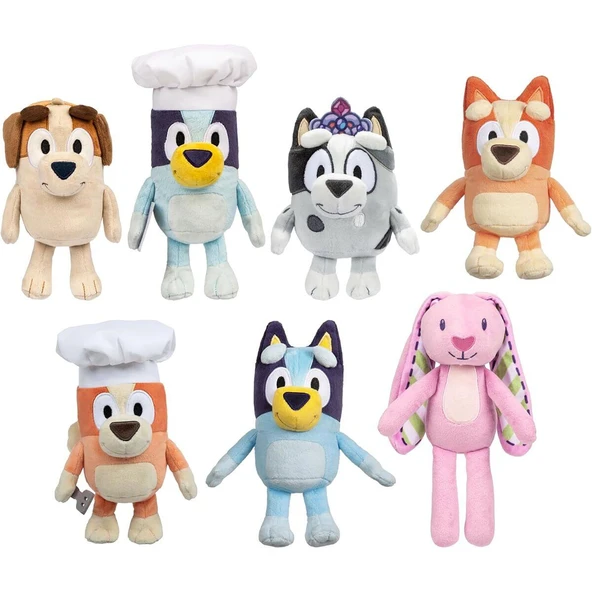 Bluey/18094 Bluey Peluş Fi̇gür 16-23 Cm Asorti̇(Belirtilen Fiyat, Tekli Satış Için Adet Fiyatıdır.) ürün görseli 1