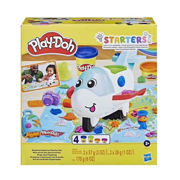 F8804 Play-Doh Starters Eğlenceli Uçak Oyun Seti +3 Yaş ürün görseli 1