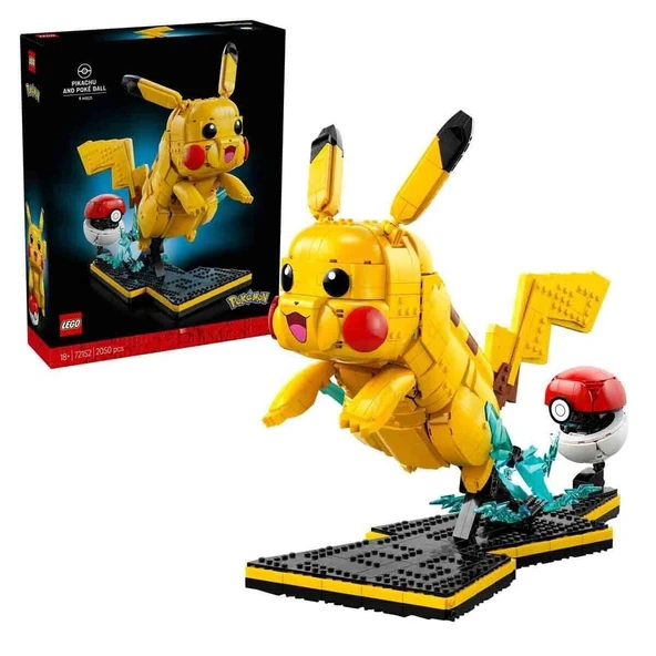 72152 Pokémon Pikachu Poké Topu 2050 Parça Yaş ürün görseli 1