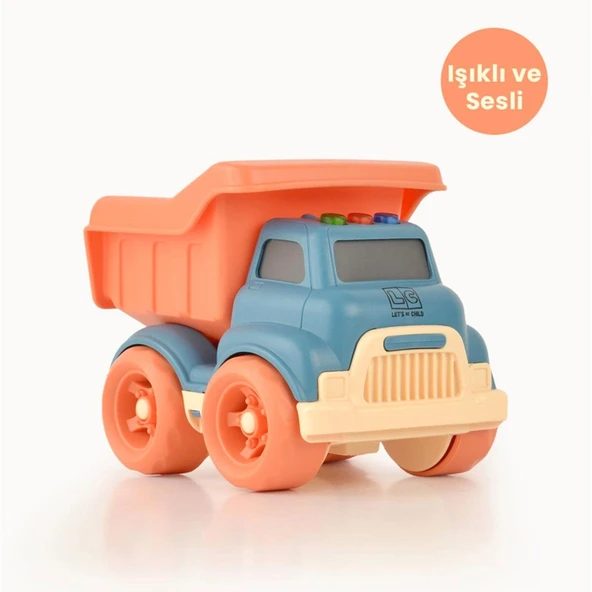 Lc-31016 Sesli Işıklı Minik Kamyon -Enfal ürün görseli 1