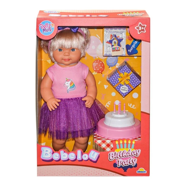 40021 Bebelou Doğum Günü Bebek 40 Cm ürün görseli 1