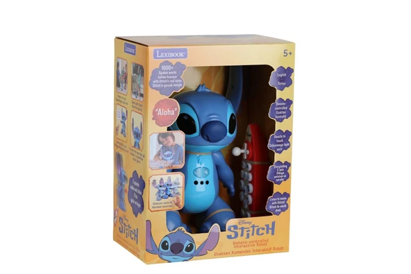 11804 Sun-Lex-R-C Robot Stitch İnterakti̇f Sesli̇ Işikli Stch ürün görseli 1
