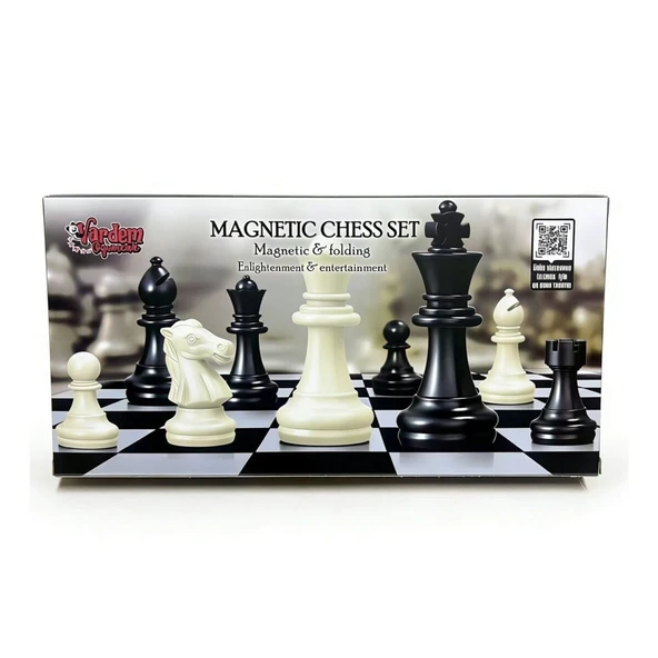 Vrd10664 Miknatisli Katlanabi̇li̇r Satranç Set ürün görseli 1