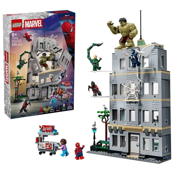 76350 Hulkın Destansı Çarpışması 534 Parça +8 Yaş ürün görseli 1