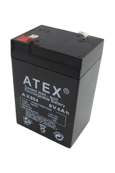 Atex Akü 6V 4A (10.5X7X4.5Cm) ürün görseli 1