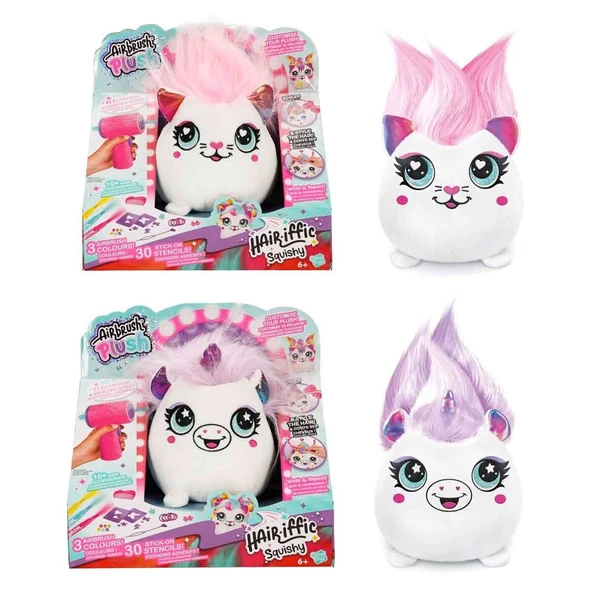 45541 Sun-Cnl-Hobi̇ Set Airbrush Plush Hair Iffic Squishy Bo 2A ürün görseli 1