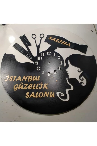 SALON-ODA-İŞ YERİ kaliteli DUVAR SAATİ ÇOK ŞIK TASARIM kalite ve güzellik arayanlaraMRC HEDİYE SEPETİ no:913 ürün görseli 1