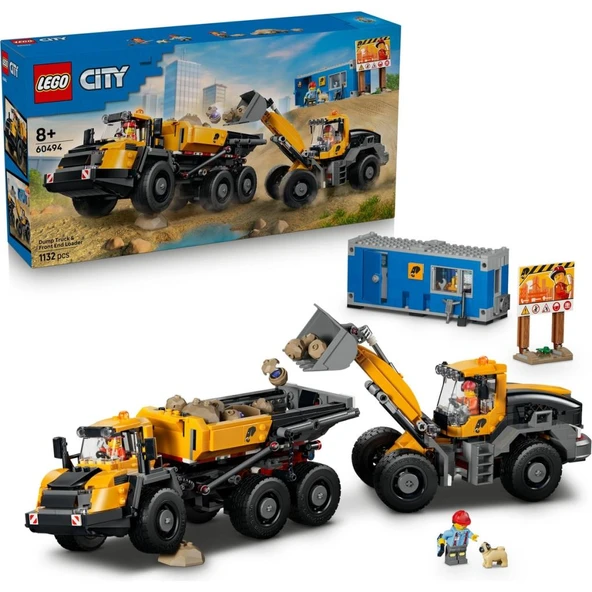 LEGO 60494  City Damperli Kamyon ve Ön Yükleyici ürün görseli 1