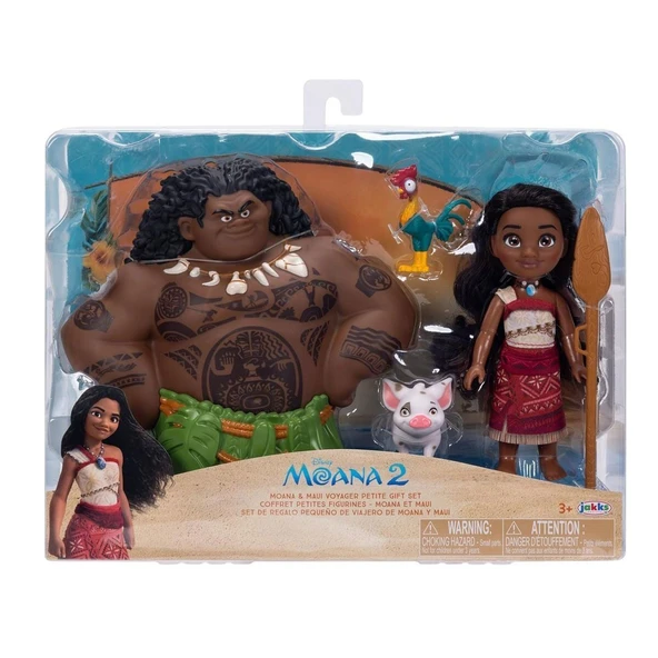 Jkp 237556 Moana - 15 Cm Maui &Amp; Moana Arkadaşları Set ürün görseli 1