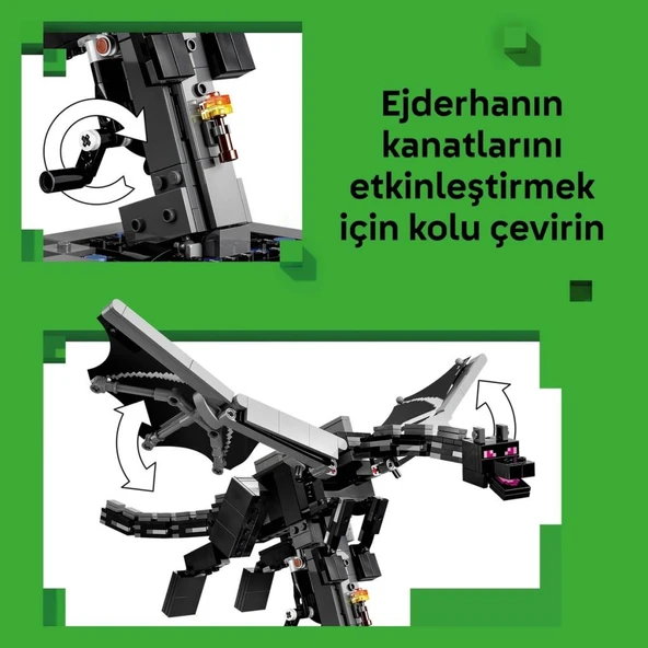 LEGO 21595  Minecraft® Ender Ejderhası - Resim 8