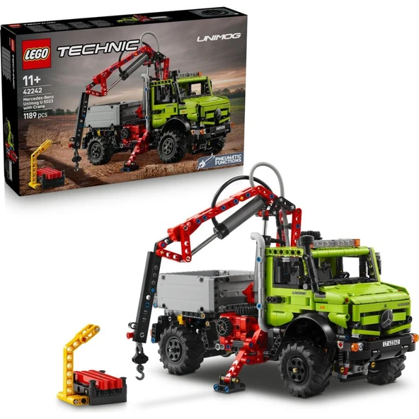 LEGO 42242 Technic Vinçli Mercedes-Benz Unimog U 5023 ürün görseli 1