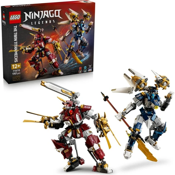 LEGO 71870 NINJAGO İkiz Titan Robotları ürün görseli 1
