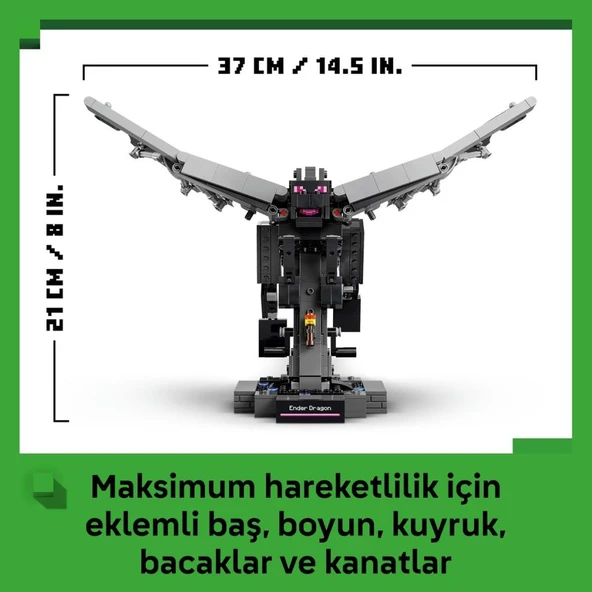 LEGO 21595  Minecraft® Ender Ejderhası - Resim 6